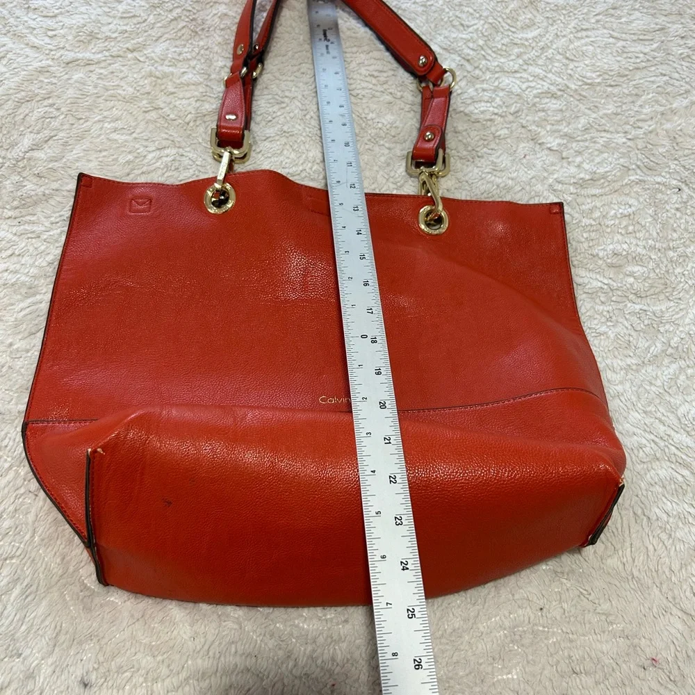 Calvin Klein Vibrant Orange‎ Tote - Picture 9 of 13